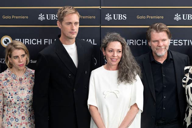 Alexander Skarsgard und Olivia Colman mit Gästen bei der Premiere des Kinofilms Wicker auf dem 22. Zurich Film Festival im Kongresshaus. Zürich, 28.09.2026
