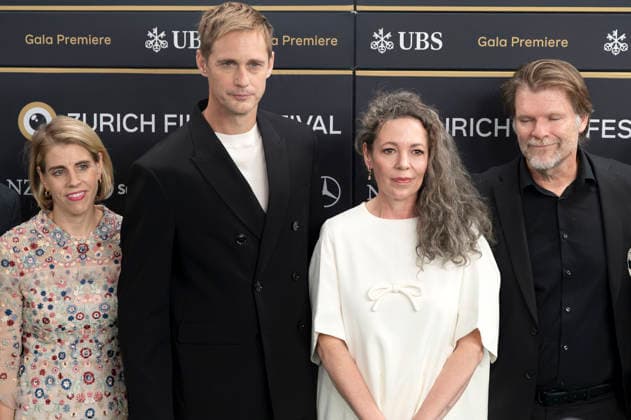 Alexander Skarsgard und Olivia Colman mit Gästen bei der Premiere des Kinofilms Wicker auf dem 22. Zurich Film Festival im Kongresshaus. Zürich, 28.09.2026