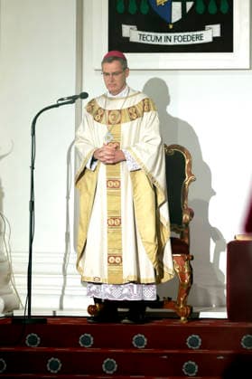 Heiner Wilmer beim Eröffnungsgottesdienst der Herbst-Vollversammlung der Deutschen Bischofskonferenz im Dom zu Fulda. Fulda, 28.09.2026
