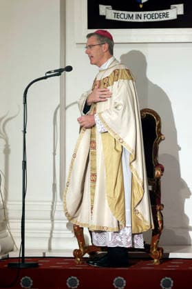 Heiner Wilmer beim Eröffnungsgottesdienst der Herbst-Vollversammlung der Deutschen Bischofskonferenz im Dom zu Fulda. Fulda, 28.09.2026