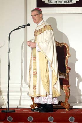 Heiner Wilmer beim Eröffnungsgottesdienst der Herbst-Vollversammlung der Deutschen Bischofskonferenz im Dom zu Fulda. Fulda, 28.09.2026