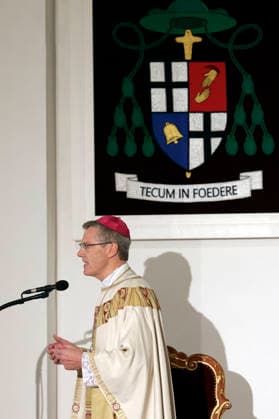 Heiner Wilmer beim Eröffnungsgottesdienst der Herbst-Vollversammlung der Deutschen Bischofskonferenz im Dom zu Fulda. Fulda, 28.09.2026