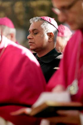 Pater Joshy Pottackal O. Carm beim Eröffnungsgottesdienst der Herbst-Vollversammlung der Deutschen Bischofskonferenz im Dom zu Fulda. Fulda, 28.09.2026