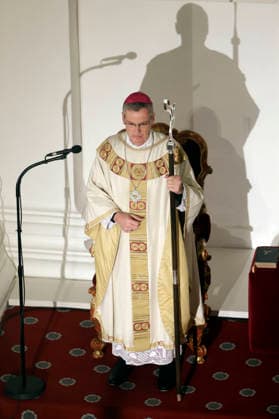 Heiner Wilmer beim Eröffnungsgottesdienst der Herbst-Vollversammlung der Deutschen Bischofskonferenz im Dom zu Fulda. Fulda, 28.09.2026