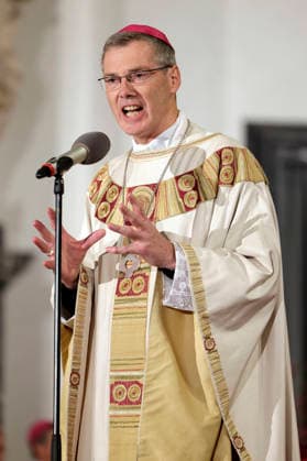 Heiner Wilmer beim Eröffnungsgottesdienst der Herbst-Vollversammlung der Deutschen Bischofskonferenz im Dom zu Fulda. Fulda, 28.09.2026
