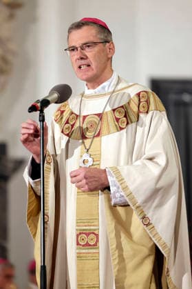 Heiner Wilmer beim Eröffnungsgottesdienst der Herbst-Vollversammlung der Deutschen Bischofskonferenz im Dom zu Fulda. Fulda, 28.09.2026