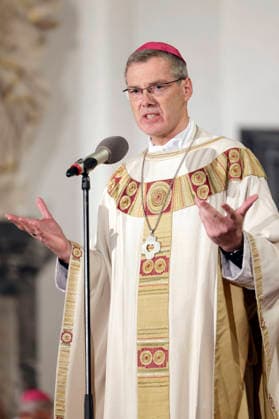 Heiner Wilmer beim Eröffnungsgottesdienst der Herbst-Vollversammlung der Deutschen Bischofskonferenz im Dom zu Fulda. Fulda, 28.09.2026