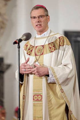 Heiner Wilmer beim Eröffnungsgottesdienst der Herbst-Vollversammlung der Deutschen Bischofskonferenz im Dom zu Fulda. Fulda, 28.09.2026