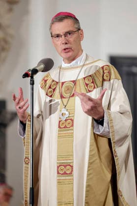 Heiner Wilmer beim Eröffnungsgottesdienst der Herbst-Vollversammlung der Deutschen Bischofskonferenz im Dom zu Fulda. Fulda, 28.09.2026