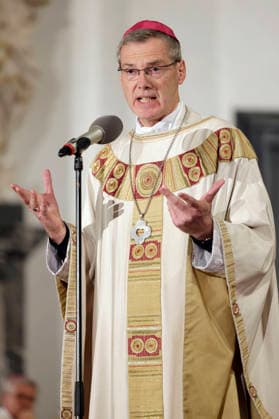 Heiner Wilmer beim Eröffnungsgottesdienst der Herbst-Vollversammlung der Deutschen Bischofskonferenz im Dom zu Fulda. Fulda, 28.09.2026