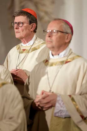Rainer Maria Kardinal Woelki und Hubertus Matheus Maria van Megen beim Eröffnungsgottesdienst der Herbst-Vollversammlung der Deutschen Bischofskonferenz im Dom zu Fulda. Fulda, 28.09.2026