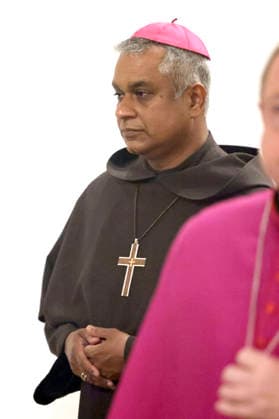 Pater Joshy Pottackal O. Carm beim Eröffnungsgottesdienst der Herbst-Vollversammlung der Deutschen Bischofskonferenz im Dom zu Fulda. Fulda, 28.09.2026