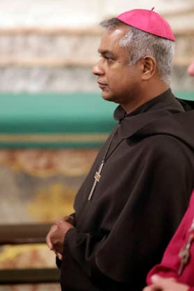 Pater Joshy Pottackal O. Carm beim Eröffnungsgottesdienst der Herbst-Vollversammlung der Deutschen Bischofskonferenz im Dom zu Fulda. Fulda, 28.09.2026