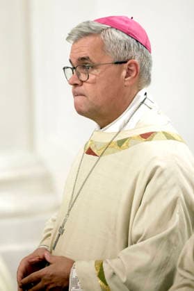 Udo Markus Bentz beim Eröffnungsgottesdienst der Herbst-Vollversammlung der Deutschen Bischofskonferenz im Dom zu Fulda. Fulda, 28.09.2026