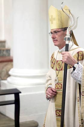 Heiner Wilmer beim Eröffnungsgottesdienst der Herbst-Vollversammlung der Deutschen Bischofskonferenz im Dom zu Fulda. Fulda, 28.09.2026