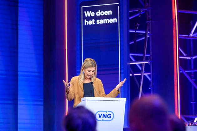 29-09-2026 Lichtenvoorde Queen Maxima attended the annual congress of the Association of Dutch Municipalities (VNG) in Lichtenvoorde. Â  Copyright: xPPEx
