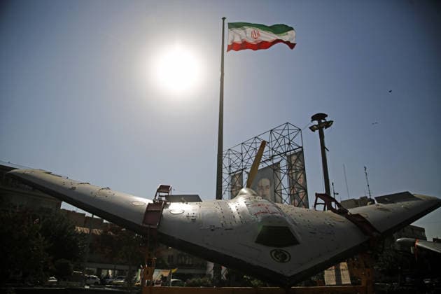Ballistic missiles and unmanned aerial vehicles displayed in Tehran TEHRAN, IRAN - SEPTEMBER 29: ( RESTRICTIONS: NO Access Israel Media Persian Language TV Stations Outside Iran Strictly No Access BBC Persian VOA Persian Manoto TV Iran International TV ) An Iranian flag is seen as ballistic missiles, air defense systems and unmanned aerial vehicles are displayed at Baharestan Square as part of Iran s Sacred Defense Week amid ongoing tensions in Tehran, Iran, on September 29, 2026. Fatemeh Bahrami Anadolu Tehran Iran. Editorial use only. Please get in touch for any other usage.  Copyright: x2026xAnadoluxFatemehxBahramix