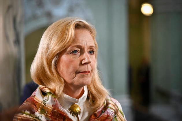 STOCKHOLM, SWEDEN 20260929 Center Party leader Elisabeth Thand Ringqvist in the Old Parliament Building after the opening of the parliamentary session STOCKHOLM SWEDEN x10430x  Copyright: xChristinexOlsson TTx RIKSMÖTETS ÖPPNANDE 2026 yHHfB-w4Ex0