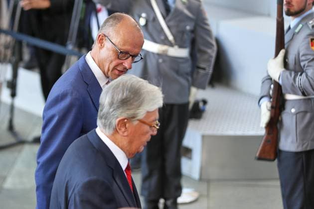 Berlin, Deutschland, 29.09.2026: Bundeskanzleramt: Empfang des Staatspräsidenten Kasachstans: Bundeskanzler Friedrich Merz (CDU) und Qassym-Schomart Toqajew Copyright: xdtsxNachrichtenagenturx dts_136752