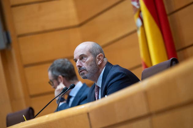 The Senate plenary session debates a motion on Democratic Memory, with the housing crisis as the underlying issue. Senate President Pedro Rollán during a plenary session in the Senate on September 29, 2026, in Madrid, Spain. The opposition will debate a motion on the Democratic Memory Act and a proposal to establish a commission on Ceuta. In addition, various committees will examine initiatives regarding employment inclusion for people with disabilities, Sahrawi nationality, and the ban on conversion therapy. SEPTEMBER 29, 2026 Jesús Hellí Madrid, Madrid, Spain  Copyright: xJesusxHellinx 7808499