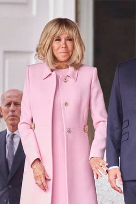 September 29, 2026, Madrid, Madrid, Spain: KING FELIPE VI of Spain and QUEEN LETIZIA of Spain welcome the President of the French Republic, EMMANUEL MACRON, and First Lady BRIGITTE MACRON on the occasion of their official visit Madrid Spain  - ZUMAc260 20260929_zep_c260_022 Copyright: xMikexChicorrox