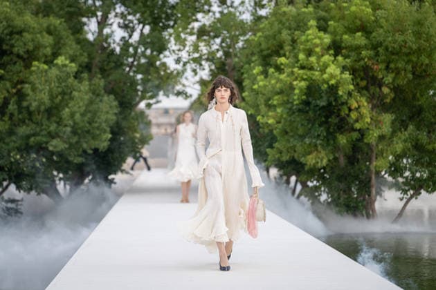 PFW - Dior Runway A model walks the runway during the Christian Dior Womenswear Spring Summer 2027 show as part of Paris Fashion Week on September 29, 2026 in Paris, France. Photo by Alexis Jumeau ABACAPRESS.COM Paris France  Copyright: xJumeauxAlexis ABACAx