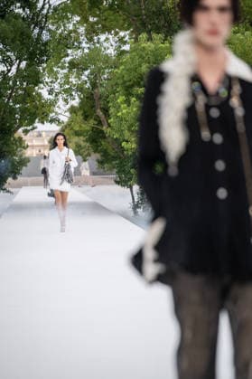 PFW - Dior Runway A model walks the runway during the Christian Dior Womenswear Spring Summer 2027 show as part of Paris Fashion Week on September 29, 2026 in Paris, France. Photo by Alexis Jumeau ABACAPRESS.COM Paris France  Copyright: xJumeauxAlexis ABACAx