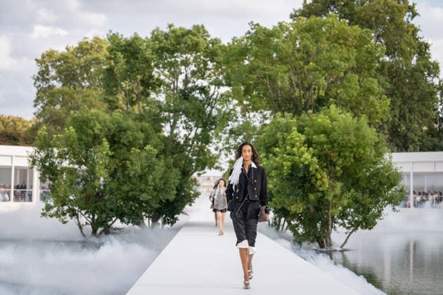 PFW - Dior Runway A model walks the runway during the Christian Dior Womenswear Spring Summer 2027 show as part of Paris Fashion Week on September 29, 2026 in Paris, France. Photo by Alexis Jumeau ABACAPRESS.COM Paris France  Copyright: xJumeauxAlexis ABACAx