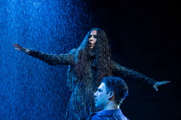September 29, 2026, Madrid, Spain: Inma La Carbonera performs during the presentation of the musical *El Alma al Aire* based on the songs of Alejandro Sanz at the Coliseum Theatre. Madrid Spain - ZUMAs197 20260929_aaa_s197_178 Copyright: xAtilanoxGarciax