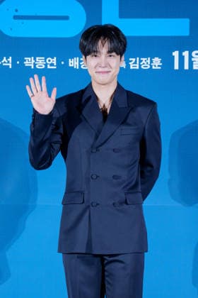Final Interview film press conference SEOUL, SOUTH KOREA, SEPTEMBER 29: South Korean actor Kang You-seok poses for photographs during Final Interview film press conference at the Lotte Cinema in Seoul, South Korea, on September 29, 2026. Seoul the Lotte Cinema South Korea 8288_287754 Copyright: xStevexChoxKyewoongx