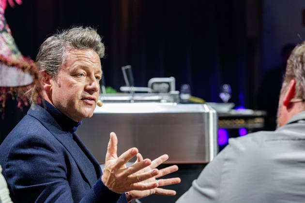 28.09.2026. Düsseldorf Meerbusch. Jamie Oliver auf der Rolling Pin Convention 2026. Düsseldorf Meerbusch Areal Böhler Nordrhein-Westfalen Deutschland