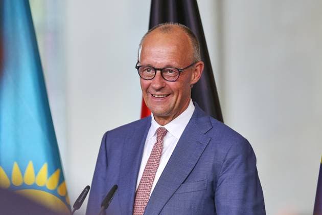 Berlin, Deutschland, 29.09.2026: Bundeskanzleramt: Empfang des Staatspräsidenten Kasachstans: Bundeskanzler Friedrich Merz (CDU) Copyright: xdtsxNachrichtenagenturx dts_136777