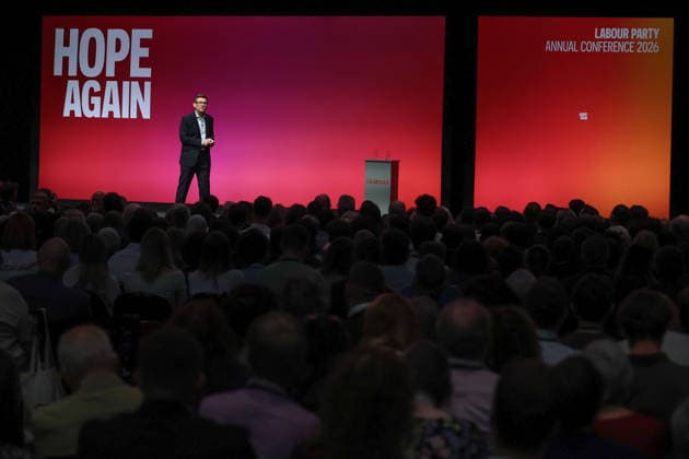 September 29, 2026, Liverpool, Engalnd, United Kingdom: UK Prime Minister Andy Burnham delivers his keynote speech during the Labour Party Annual Conference at Liverpool Experience Campus in Liverpool, England. Liverpool United Kingdom  - ZUMAa279 20260929_zsp_a279_066 Copyright: xZeynepxDemirxAslimx