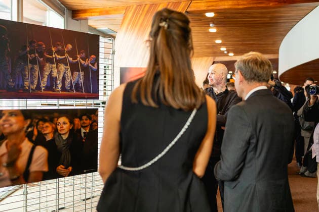 Johann Wadephul (CDU), Bundesaussenminister, spricht mit ukrainischen Veteranen im Rahmen eines Besuchs beim Europarat in Strassburg, 29.09.2026. Fotografiert im Auftrag des Auswaertigen Amtes Strassburg Frankreich Copyright: xJulianexSonntagx
