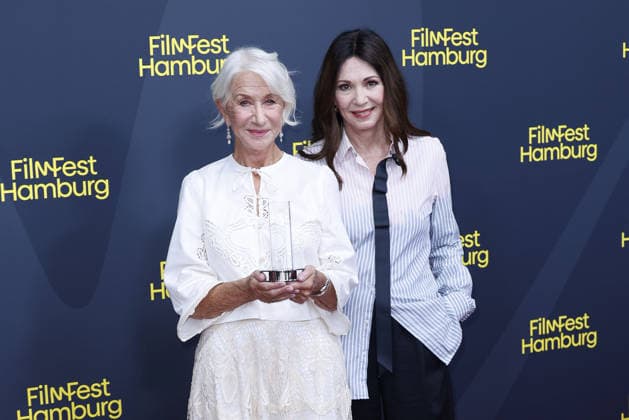 Helen Mirren and german actress Iris Berben attend honoring ceremony with Douglas Sirk Award at Cinemaxx Dammtor on Septmeber 29, 2026 in Hamburg, Germany Helen Mirren receives the Douglas Sirk Award at the 34th Filmfest Hamburg, Germany