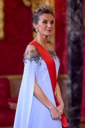 September 29, 2026, Madrid, Madrid, Spain: KING FELIPE VI of Spain and QUEEN LETIZIA of Spain receive the President of the French Republic, EMMANUEL MACRON, and First Lady BRIGITTE MACRON for an official dinner Madrid Spain - ZUMAc260 20260929_zep_c260_062 Copyright: xMikexChicorrox