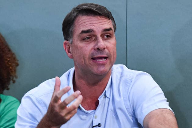 SaO PAULO, SP - 29.09.2026: FLaVIO BOLSONARO PARTICIPA DE ENCONTRO SP - Flavio Bolsonaro (PL), candidate for President of the Republic, participates in a meeting with black belts in Jiu-Jitsu, this Tuesday (29), at the Alliance academy, in the Vila Olimpia neighborhood, in Sao Paulo, SP. x3022288x  RobertoxCasimiro