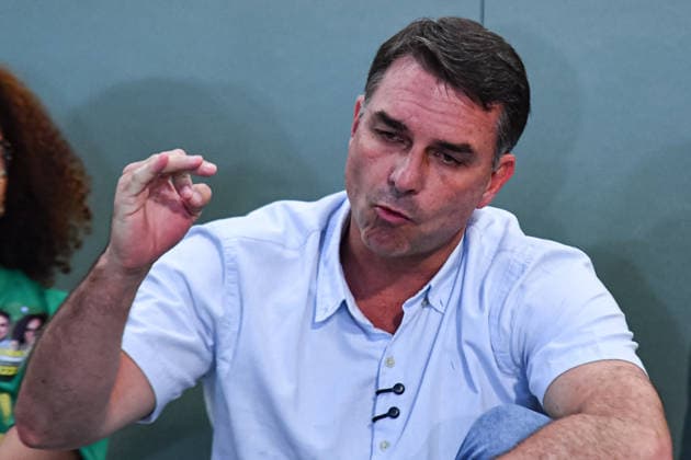 SaO PAULO, SP - 29.09.2026: FLaVIO BOLSONARO PARTICIPA DE ENCONTRO SP - Flavio Bolsonaro (PL), candidate for President of the Republic, participates in a meeting with black belts in Jiu-Jitsu, this Tuesday (29), at the Alliance academy, in the Vila Olimpia neighborhood, in Sao Paulo, SP. x3022305x  RobertoxCasimiro