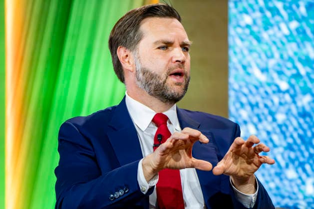 Vice President JD Vance speaks during the 2026 MAHA Summit at the Waldorf Astoria Hotel in Washington, DC on Tuesday, September 29, 2026. Leaders from government, healthcare, science, technology, agriculture, and business gathered to discuss challenges, opportunities, and approaches to improving health across the United States.  WAP20260929165 BONNIExCASH
