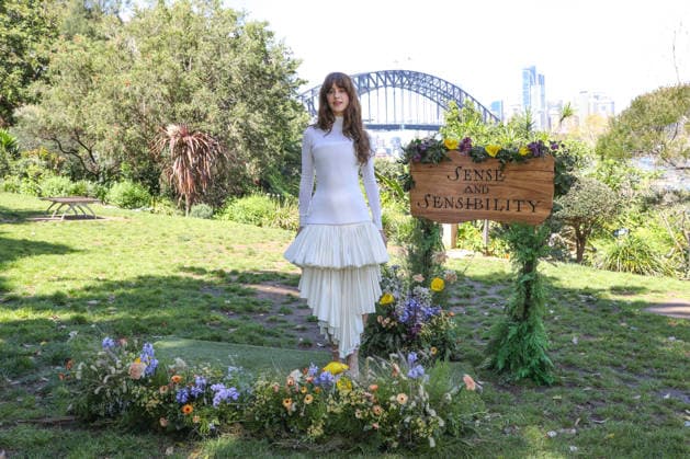 September 30, 2026: Sense and Sensibility cast member DAISY EDGAR-JONES poses during a Photo Call at Wendy Whiteley s Secret Garden, Lavender Bay on September 30, 2026 in Sydney, NSW Australia - ZUMAa155 20260930_aaa_a155_007 Copyright: xChristopherxKhouryx