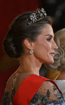King Felipe VI of Spain, Queen Letizia of Spain, French President Emmanuel Macron, and his wife, First Lady Brigitte Macron, arrive at the gala dinner in honor of the French presidential couple at the Royal Palace in Madrid, Spain, on September 29, 2026. The French presidential couple is on a two-day official visit to Spain. Christian Liewig Bestimage King Felipe VI of Spain, Queen Letizia of Spain, French President Emmanuel Macron, and his wife, First Lady Brigitte Macron, arrive at the gala dinner in honor of the French presidential couple at the Royal Palace in Madrid, Spain, on September 29, 2026. The French presidential couple is on a two-day official visit to Spain. Madrid, Spain Copyright: xChristianxLiewigx xBestimagexChristianxLiewigx xBestimagex