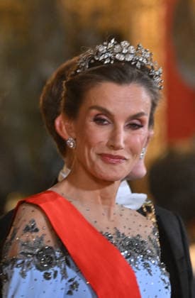 King Felipe VI of Spain, Queen Letizia of Spain, French President Emmanuel Macron, and his wife, First Lady Brigitte Macron, arrive at the gala dinner in honor of the French presidential couple at the Royal Palace in Madrid, Spain, on September 29, 2026. The French presidential couple is on a two-day official visit to Spain. Christian Liewig Bestimage King Felipe VI of Spain, Queen Letizia of Spain, French President Emmanuel Macron, and his wife, First Lady Brigitte Macron, arrive at the gala dinner in honor of the French presidential couple at the Royal Palace in Madrid, Spain, on September 29, 2026. The French presidential couple is on a two-day official visit to Spain. Madrid, Spain Copyright: xChristianxLiewigx xBestimagexChristianxLiewigx xBestimagex