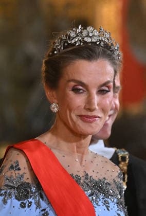 King Felipe VI of Spain, Queen Letizia of Spain, French President Emmanuel Macron, and his wife, First Lady Brigitte Macron, arrive at the gala dinner in honor of the French presidential couple at the Royal Palace in Madrid, Spain, on September 29, 2026. The French presidential couple is on a two-day official visit to Spain. Christian Liewig Bestimage King Felipe VI of Spain, Queen Letizia of Spain, French President Emmanuel Macron, and his wife, First Lady Brigitte Macron, arrive at the gala dinner in honor of the French presidential couple at the Royal Palace in Madrid, Spain, on September 29, 2026. The French presidential couple is on a two-day official visit to Spain. Madrid, Spain Copyright: xChristianxLiewigx xBestimagexChristianxLiewigx xBestimagex