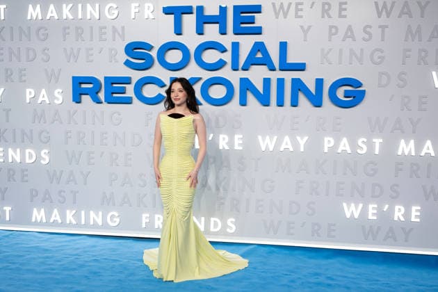 Mikey Madison attends The Social Reckoning Gala Screening at Curzon Mayfair in London, England. UK. Tuesday 29th September 2026. Copyright: xJamesxWarrenx THE SOCIAL RECKONING - GALA SCREENING 14