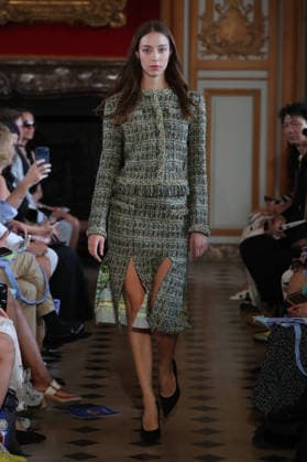PFW - Nothing Nine Runway A model walks the runway during the Nothing Nine Womenswear Spring Summer 2024 show as part of Paris Fashion Week on October 03, 2023 in Paris, France. Photo by Alain-Gil Gonzalez ABACAPRESS..COM Paris France  Copyright: xGonzalezxAlain-Gil ABACAx