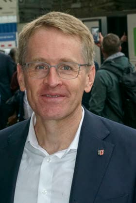CNTV RATHAUS- Schleswig-Holsteins Ministerpraesident Daniel Guenther CDU im Hamburger Rathaus am 29.09.2026 Hamburg Deutschland
