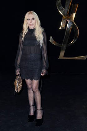 Donatella Versace at the Saint Laurent Women’s Ready-to-Wear Spring Summer 2027 show photocall during Paris Fashion Week (PFW) at the Trocadéro Fountain in Paris, France, on September 29, 2026. Olivier Borde, Bestimage. Photocall for the Saint Laurent Women’s Ready-to-Wear Spring Summer 2027 show during Paris Fashion Week (PFW) at the Trocadéro Fountain in Paris, France, on September 29, 2026. France  Copyright: xOLIVIERxBORDEx xBESTIMAGExOLIVIERxBORDEx xBESTIMAGEx
