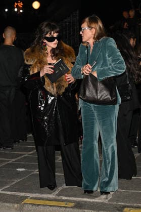 PFW Saint Laurent Outside Isabelle Adjani outside the Saint Laurent show during Paris Fashion Week, in Paris, France on 29 September 2026. Photo by Julien Reynaud APS-Medias ABACAPRESS.COM Paris France  Copyright: xReynaudxJulien APS-Medias ABACAx