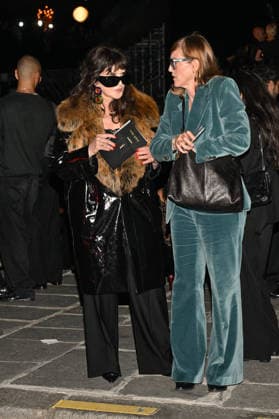 PFW Saint Laurent Outside Isabelle Adjani outside the Saint Laurent show during Paris Fashion Week, in Paris, France on 29 September 2026. Photo by Julien Reynaud APS-Medias ABACAPRESS.COM Paris France  Copyright: xReynaudxJulien APS-Medias ABACAx