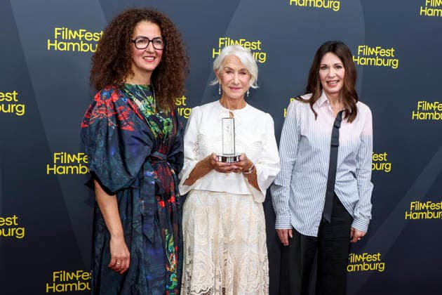 ABB FILMFEST- Malika Rabahallah, Helen Mirren, Iris Berben, Verleihung bei der Verleihung des Douglas Sirk Preis Roter Teppich auf dem FilmFest Hamburg 2026 im Kino Cinemaxx Dammtor in Hamburg am 29.09.2026 Hamburg Deutschland